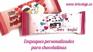 Empaques para Chocolatina con tu CORRUGADORA [upl. by Kwabena]