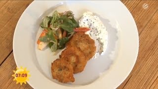 Leben und genießen Das Sellerieschnitzel  Sat1 Frühstücksfernsehen [upl. by Lepine]