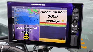 Humminbird SOLIX  Custom Digital Data Overlays  The Technological Angler [upl. by Ahtamat]