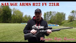 Savage Arms B22 FV 22LR Rimfire Rifle Review [upl. by Eddina]