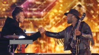 Kevin Davy White sings Fastlove quotduetquot with Tokio Myers X Factor UK 2017 Finals Saturday [upl. by Faus635]