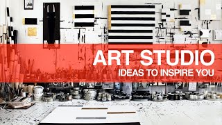 50 Art Studio Ideas From Artists Around The World • Creative Inspirations [upl. by Edwine906]