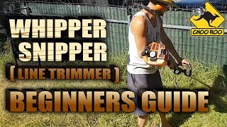 How to use a WHIPPER SNIPPER beginners guide [upl. by Namara789]