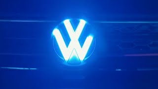 VW Light up Emblem With Animation  Volkswagen Logo LED Emblem [upl. by Niobe]