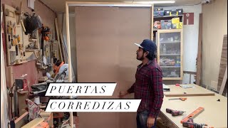 Como instalar PUERTAS CORREDIZAS para closet Ducloset simple Ducasse [upl. by Dugas]