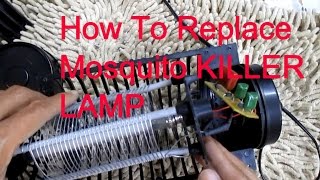 HOW TO OPEN REPAIR REPLACE MOSQUITO BUG TRAP MACHINE BULB LAMP [upl. by Htebazile]