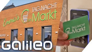 Einkaufen in der Zukunft Deutschlands erster DigitalSupermarkt  Galileo  ProSieben [upl. by Carmita]