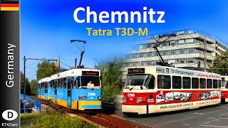 【4K】CHEMNITZ TRAM  Tatra T3DM 2019 [upl. by Bibbie]