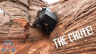 THE CHUTE Jeep Climbs Vertical Wall in Sand Hollow Utah [upl. by Nimad230]