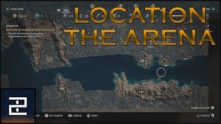 Assassins Creed Odyssey  THE ARENA  Location [upl. by Reg]