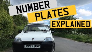 UK Number Plates Explained [upl. by Auberon]