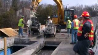 Bridge Deck Removal using Concrete Cutting for Demolition [upl. by Montfort528]