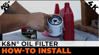 How to Change Your Oil Canister Filter  KampN® Official Instructions [upl. by Eciuqram]