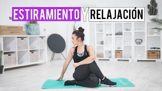 ESTIRAMIENTOS y RELAJACIÓN  Ejercicios para aliviar el dolor cervical [upl. by Legim442]