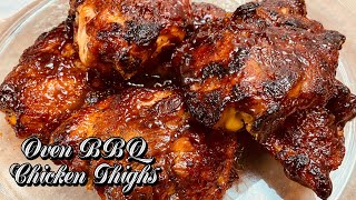 Oven BBQ Chicken Recipe  Easy and Delicious [upl. by Quarta]