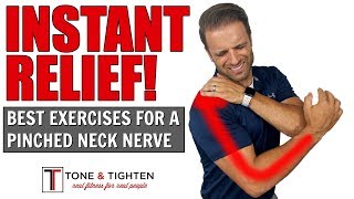 INSTANT RELIEF  How to Treat A Pinched Neck Nerve  Physical Therapy Exercises [upl. by Assena]