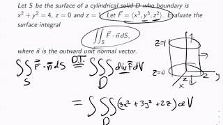 Multivariable Calculus Divergence Theorem  Examples 169 [upl. by Nosecyrb332]