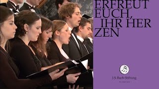 JS Bach  Cantata BWV 66 quotErfreut euch ihr Herzenquot J S Bach Foundation [upl. by Cherice]