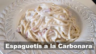 Espaguetis a la Carbonara en Olla GM H Deluxe [upl. by Azitram]