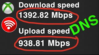 XBOX ONE ALL FASTEST DNS SERVERS  FASTER INTERNET AND DOWNLOADS [upl. by Cally]