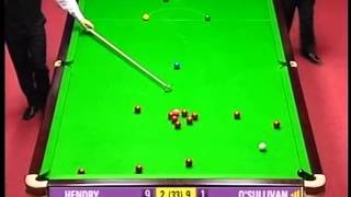 2004 World Snooker Championship SF Ronnie OSullivan vs Stephen Hendry Session 2 BBC [upl. by Yecak]