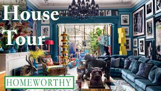 HOUSE TOUR  Inside A Maximalist New York City Townhouse [upl. by Ereveneug]