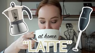 HOW TO MAKE A quotLATTEquot AT HOME moka pot  frother [upl. by Boutis]