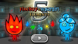 Fireboy and Watergirl 5 Elements GamePlay [upl. by Ynohtnacram721]