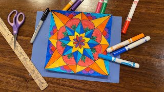 Art Challenge 3 Radial Symmetry [upl. by Lani]