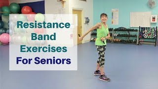 10 Minute Resistance Band Workout For Seniors [upl. by Agace29]