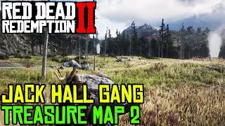 Red Dead Redemption 2  JACK HALL GANG TREASURE MAP 2 [upl. by Akenot892]