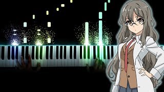 Kimi no Sei 「君のせい」 Bunny Girl Senpai OP Full  PIano Cover by HalcyonMusic [upl. by Mikiso18]