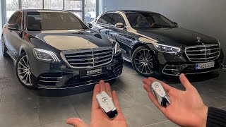 OLD VS NEW SCLASS W222 amp W223 SClass Interior Exterior Drive Comparison [upl. by Mikkel]