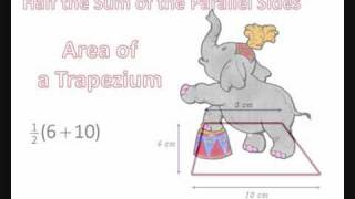 Area of a Trapezium  Pop Goes The Weasel [upl. by Lena756]