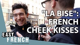 French cheek kisses quotla bisequot  Easy French 78 [upl. by Nebeur]