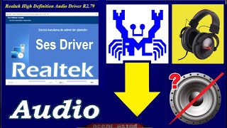 Realtek High Definition Audio Kurulumu Ayarları ve Ses HATA çözümleri [upl. by Ehr]