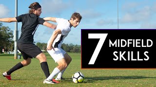 7 GREAT SKILLS for MIDFIELDERS [upl. by Martina]