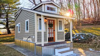 Amazing Charming FarmhouseCottage Style Tiny House on 2 Acres [upl. by Christean]