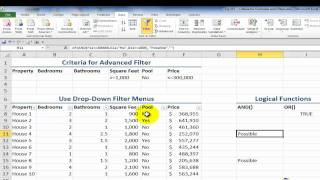 How to Use Criteria in Excel Filters and Functions [upl. by Orv872]