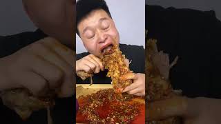 MUKBANG  skewers spicy asmr shorts [upl. by Anyahs]