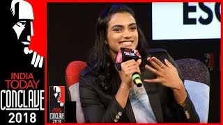 No Phone For 8 Months PV Sindhu on Coachs Strict Conditions  India Today Conclave 2018 [upl. by Alahcim601]