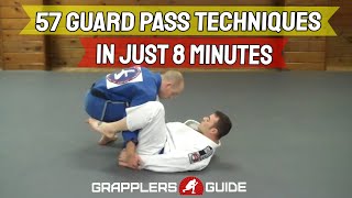 57 BJJ Guard Passing Techniques in Just 8 Minutes  Jason Scully [upl. by Rodolfo]