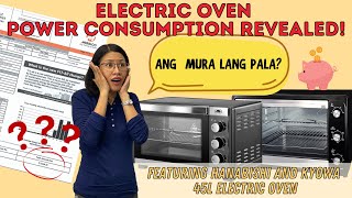 Kunsumo sa Kuryente ng Electric OvenFull Unboxing of 45L Kyowa Electric Oven [upl. by Atikahc]