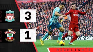 HIGHLIGHTS Liverpool 31 Southampton  Premier League [upl. by Sedicla]