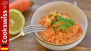 Karotten und Sellerie Salat Rezept  Sommersalat [upl. by Aynatahs]