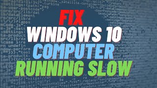 Fix Windows 10 Computer Running Slow [upl. by Grayson]