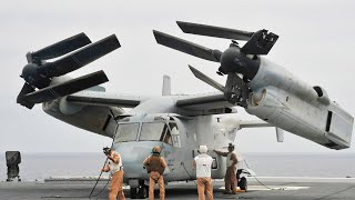 quotHelicopterTransformerquot MV22 Osprey Unfolds its Wings • Highlights [upl. by Chesnut339]