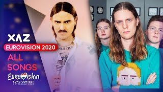 Eurovision 2020 Recap of All Songs [upl. by Annas]