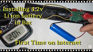 How To Replace A Mosquito Racket Battery  Long lasting mosquito bat  First time on internet diy [upl. by Vowel]