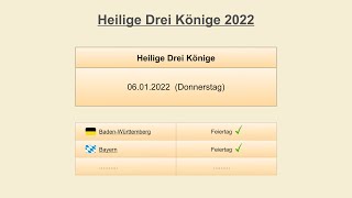 Heilige Drei Könige 2022 [upl. by Arihaz792]